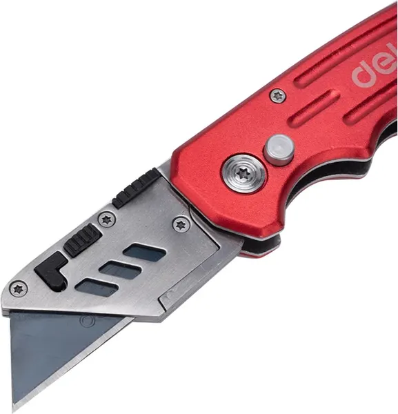 Изображение товара Нож строительный Deli Складной / EDL040
