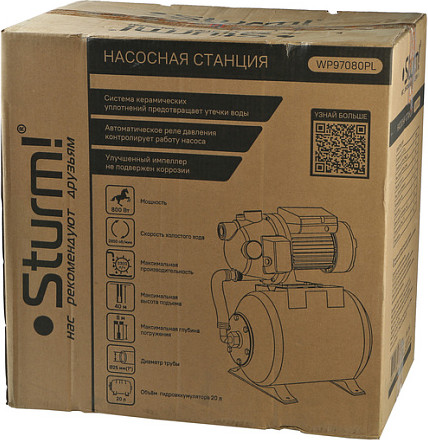 Изображение товара Насосная станция Sturm! WP97080PL