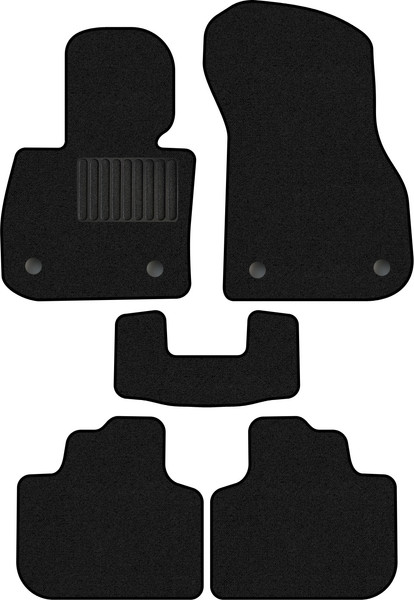 Изображение товара Комплект ковриков для авто Alicosta 0206_1_PR-6 для BMW X1 sDrive II SUV/F48 2015-н.в. (ворс, черный)