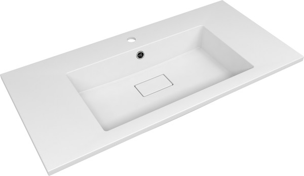 Изображение товара Тумба с умывальником Symbolite Манхэттен 100 Plus 2 ящика + Line 100x48 (олива/жасмин)