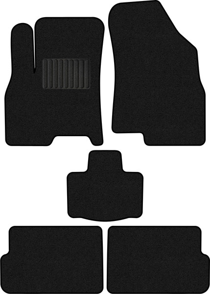 Изображение товара Комплект ковриков для авто Alicosta 1610_1_PR-6 для Chery Tiggo 7 Pro SUV 2019-н.в. (ворс, черный)