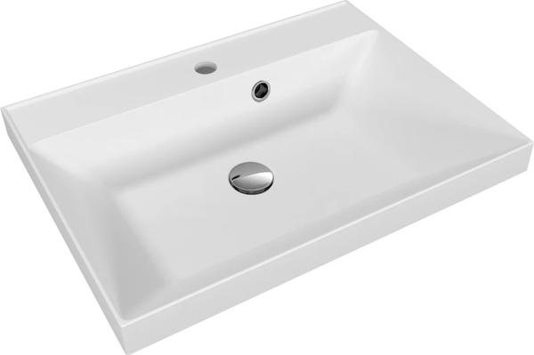 Изображение товара Тумба с умывальником Symbolite Манхэттен 60 Plus 2 ящика + Asti 60x45 (графит)