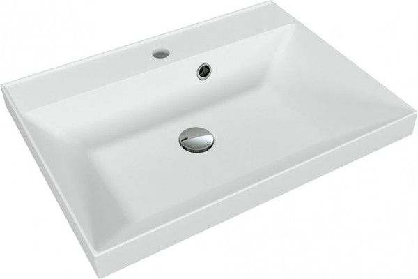 Изображение товара Тумба с умывальником Symbolite Манхэттен 60 Plus 2 ящика + Asti 60x45 (графит/жасмин)