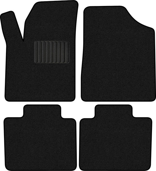 Изображение товара Комплект ковриков для авто Alicosta 2218_1_PR-6 для Geely Otaka 2005-2008 (ворс, черный)