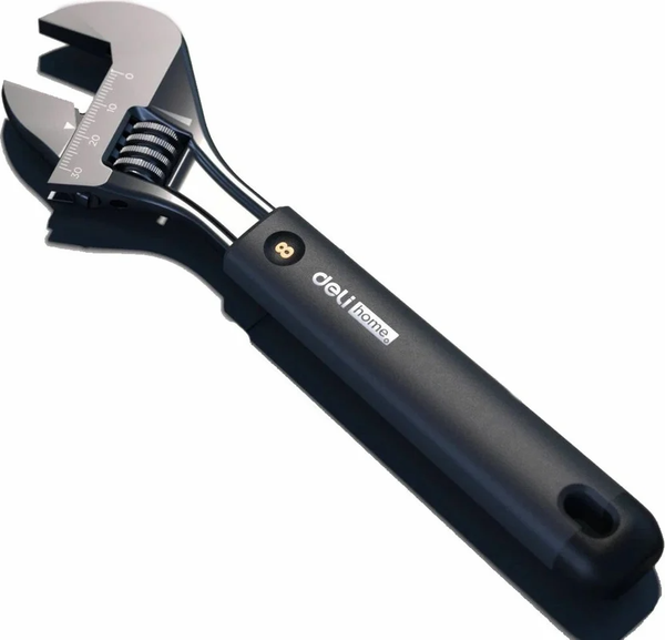 Изображение товара Гаечный ключ Deli Soft Touch / EHT1508 (черный)