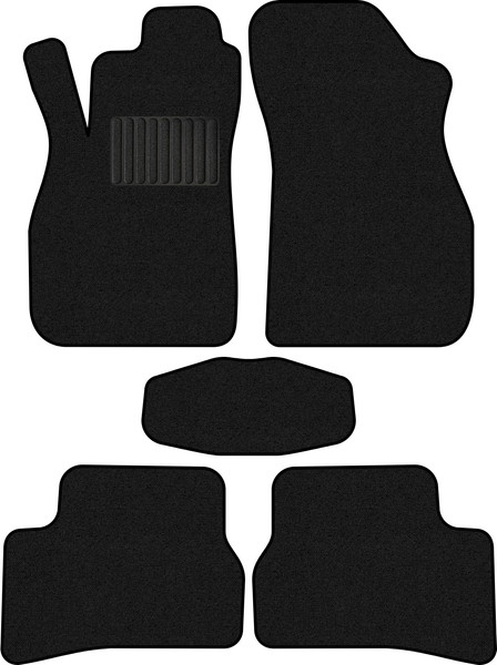 Изображение товара Комплект ковриков для авто Alicosta 2272_1_PR-6 для Hyundai Accent седан/LC 1999-2012 (ворс, черный)