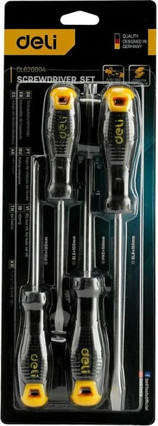 Изображение товара Набор отверток Deli EDL620004 (4шт)