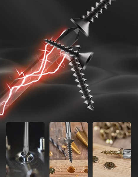 Изображение товара Отвертка Deli Soft Touch / EHT1206 (черный)