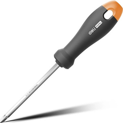 Изображение товара Отвертка Deli Soft Touch / HT1055C (оранжевый)