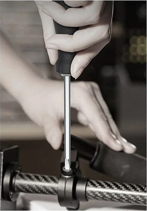 Изображение товара Отвертка Deli Soft Touch / HT1055C (оранжевый)