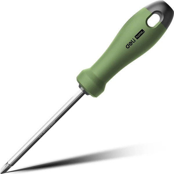 Изображение товара Отвертка Deli Soft Touch / HT1055L (зеленый)