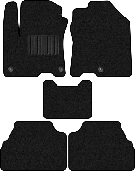 Изображение товара Комплект ковриков для авто Alicosta 1909_1_PR-6 для Hyundai Kona Electric SUV/OS 2018-н.в. (ворс, черный)