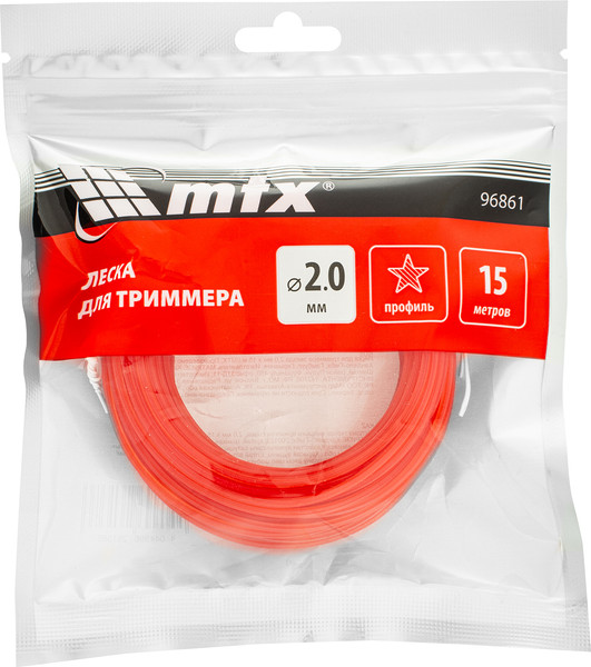 Изображение товара Леска для триммера MTX 2.0мм / 96861 (15м)