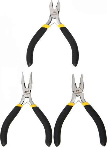 Изображение товара Набор губцевого инструмента Deli EDL103205-3 (3шт)