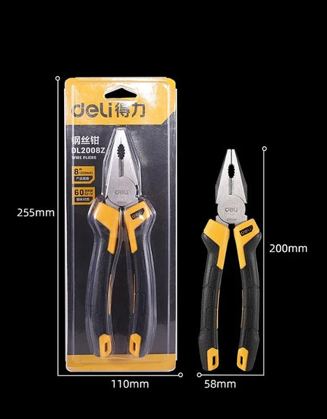 Изображение товара Плоскогубцы Deli EDL2008Z