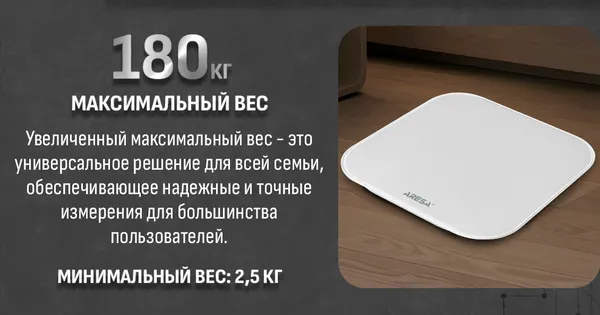 Изображение товара Напольные весы электронные Aresa AR-4419