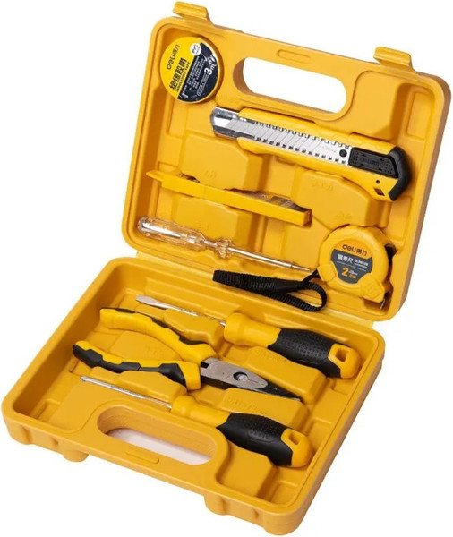 Изображение товара Универсальный набор инструментов Deli EDL1008J (8пр, кейс)