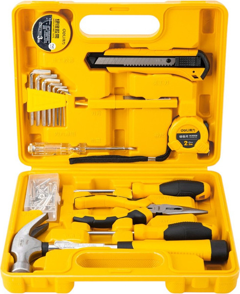 Изображение товара Универсальный набор инструментов Deli EDL1018J (18пр, кейс)