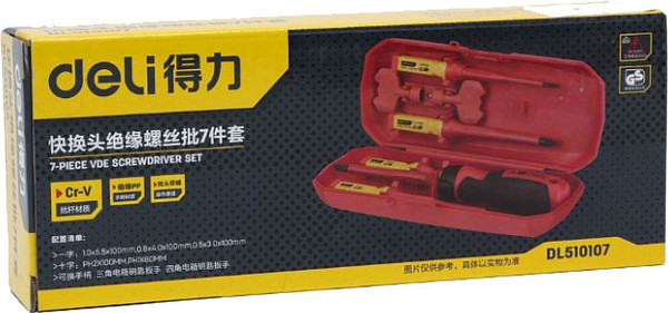 Изображение товара Набор отверток Deli DL510107