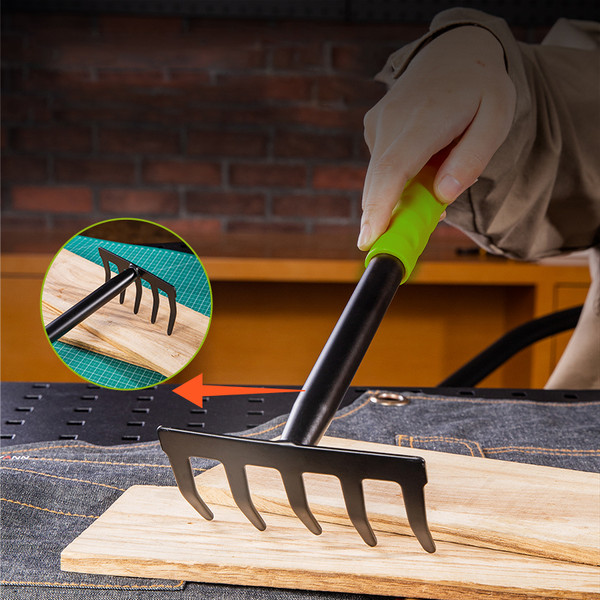 Изображение товара Грабли ручные Deli EDL580813 (черный/зеленый)