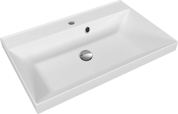 Изображение товара Тумба с умывальником Symbolite Манхэттен 70 Plus 2 ящика + Asti 70x45 (графит)