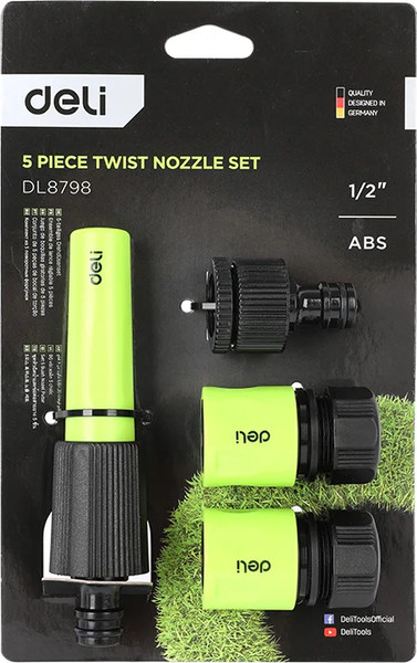 Изображение товара Набор соединителей для шланга Deli EDL8798 (4шт)