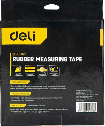 Изображение товара Мерная лента Deli EDL9850ZY (50м)