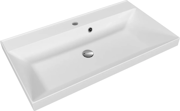 Изображение товара Тумба с умывальником Symbolite Манхэттен 80 Plus 2 ящика + Asti 80x45 (олива)