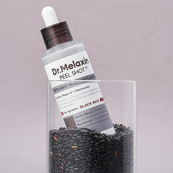 Изображение товара Сыворотка для лица Dr.Melaxin Peel Shot Exfoliant Black Rice Ampoule (80мл)