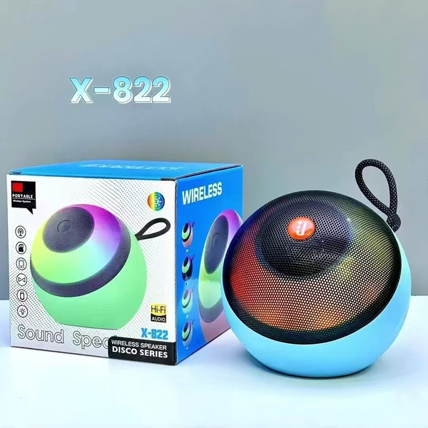 Изображение товара Портативная колонка Bseng X-822 (голубой)