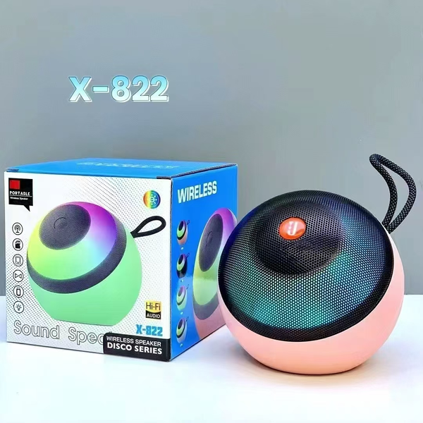 Изображение товара Портативная колонка Bseng X-822 (розовый)