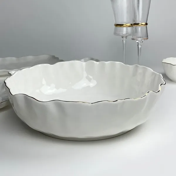 Изображение товара Салатник Lenardi Ванесса золото 305-282