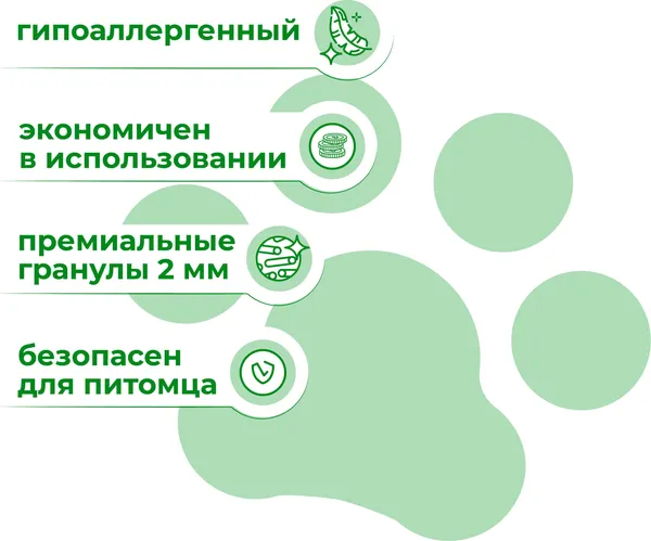 Изображение товара Наполнитель для туалета Miaumi Tofu комкующийся с ароматом зеленого чая (6л)