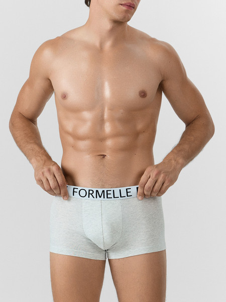 Изображение товара Комплект мужских трусов Mark Formelle 411124-5 (р.90-100, серый меланж 4306-А-5-1)