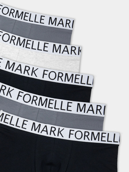 Изображение товара Комплект мужских трусов Mark Formelle 411124-5 (р.106-116, серый меланж 4306-А-5-1)