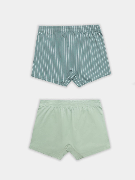 Изображение товара Комплект мужских трусов Mark Formelle 411152-2 (р.110-120, белая полоска на зеленом/зеленый лед)