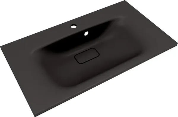 Изображение товара Тумба с умывальником Symbolite Остин 80 Plus 2 ящика + Фортуна 80x45 (крем/антрацит)