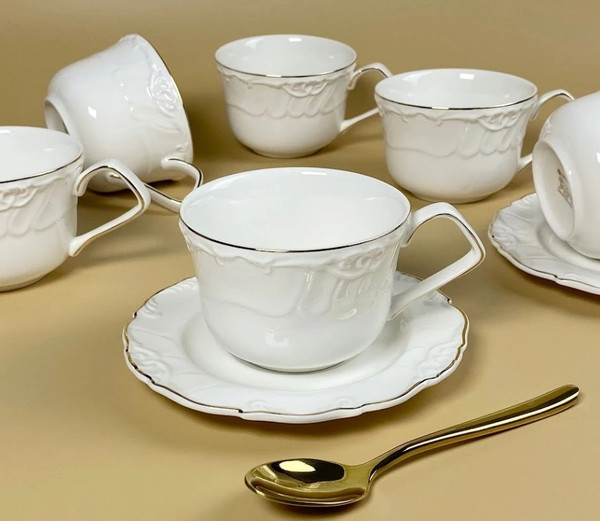 Изображение товара Набор для чая/кофе Lenardi Крокус Золото 109-236