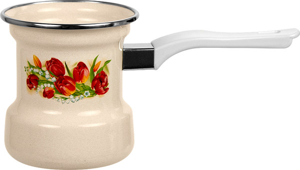 Изображение товара Турка для кофе Лысьвенские эмали Ласковый май / С-4103АП/4Жм