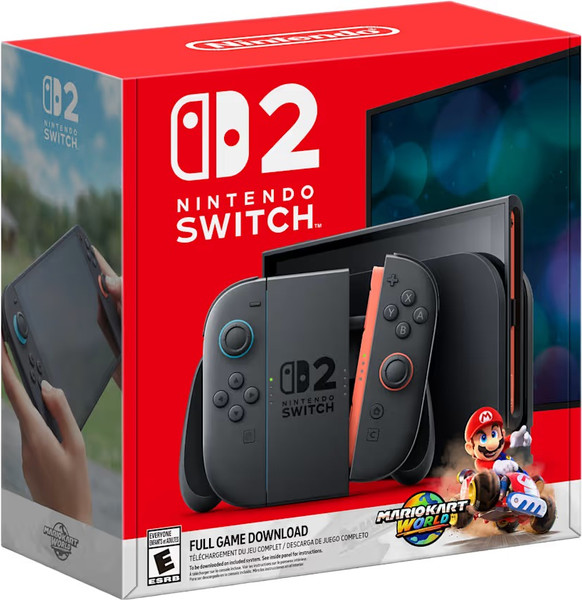 Изображение товара Игровая приставка Nintendo Switch 2 Mario Kart World Bundle+переходник