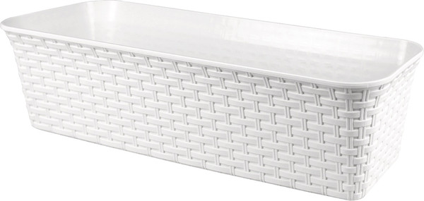 Изображение товара Вазон Violet Ротанг / 356006 (белый)