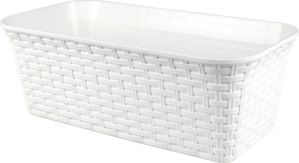 Изображение товара Вазон Violet Ротанг / 354006 (белый)