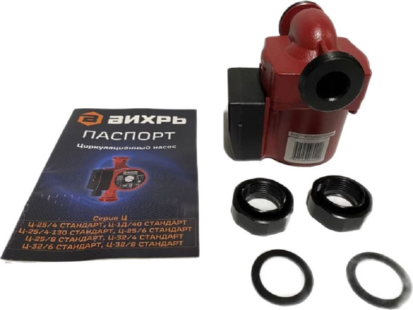 Изображение товара Циркуляционный насос Вихрь Ц-25/4-130 СТАНДАРТ (68/7/19)