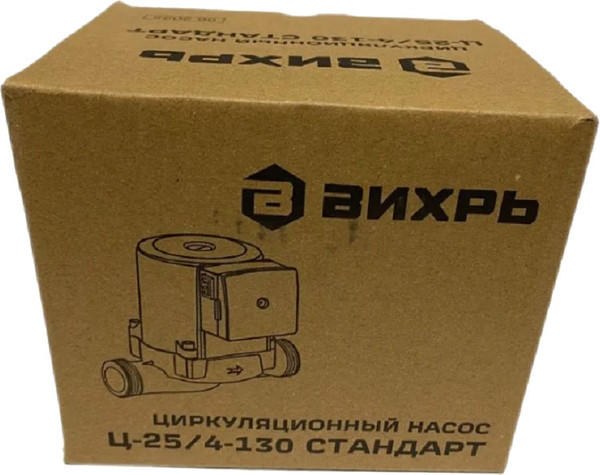Изображение товара Циркуляционный насос Вихрь Ц-25/4-130 СТАНДАРТ (68/7/19)