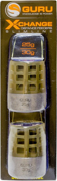 Изображение товара Кормушка рыболовная Guru Slimline X-Change Distance Feeder Small 25г+30г / GAD20