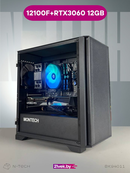 Изображение товара Игровой системный блок N-Tech Intro BK94011