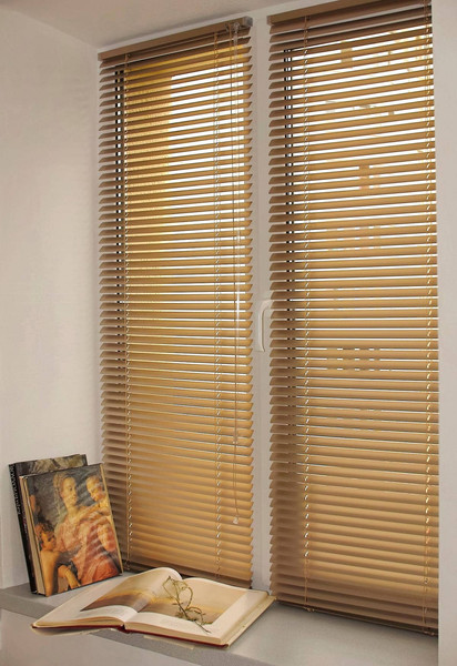 Изображение товара Жалюзи горизонтальные Delfa СГЖ-210 (60x150, золото брокат)