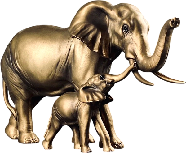 Изображение товара Статуэтка Lenardi Слон со слоненком 404-002