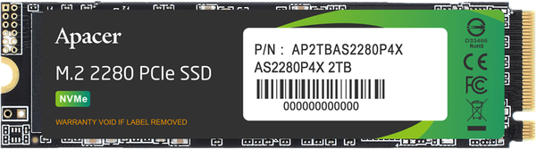 Изображение товара SSD диск Apacer AS2280P4X 512GB Bulk (AP512GAS2280P4X)