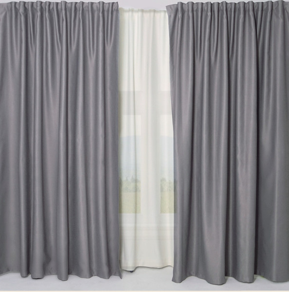 Изображение товара Комплект штор КронасМАрт Блэкаут 200x250 (серый)